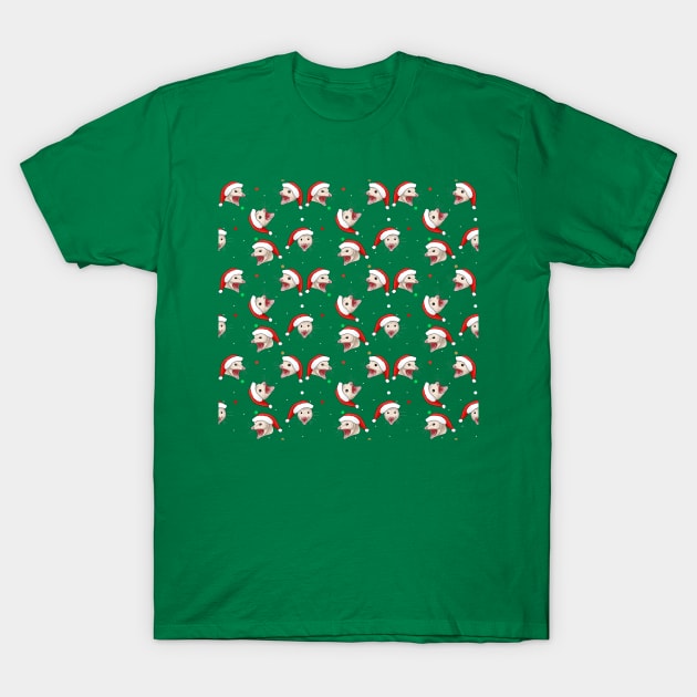 Christmas Screaming Party T-Shirt by claudiecb